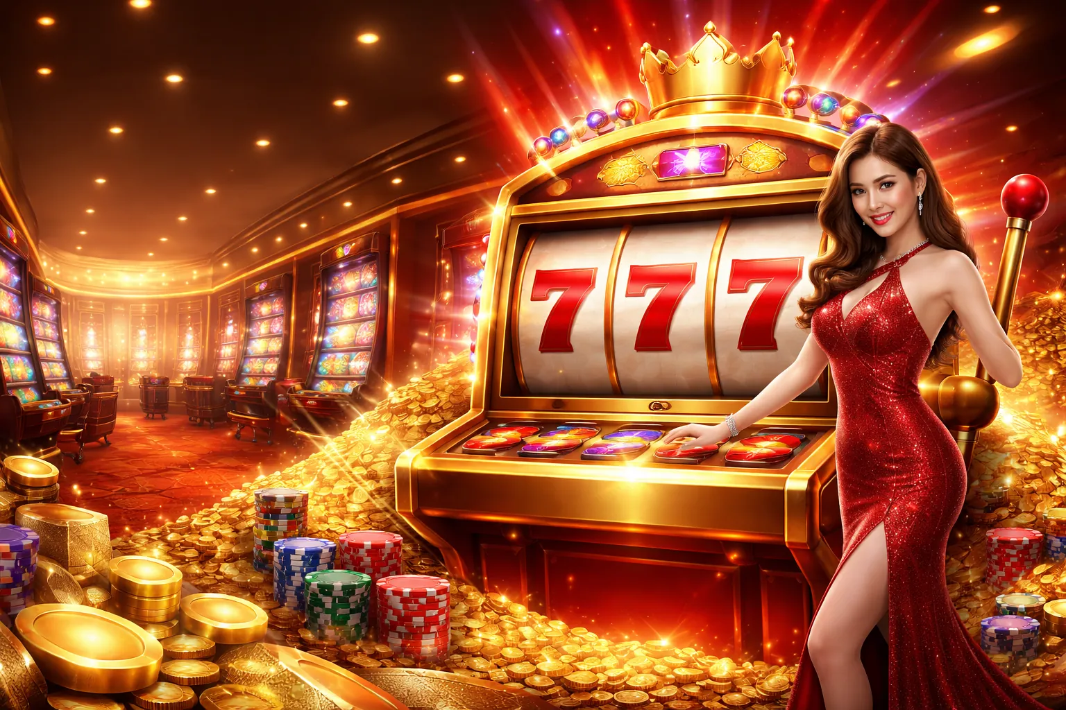 Hình ảnh chính của slot games tại C54 Link Hôm Nay với biểu tượng chiến thắng và tiền thưởng